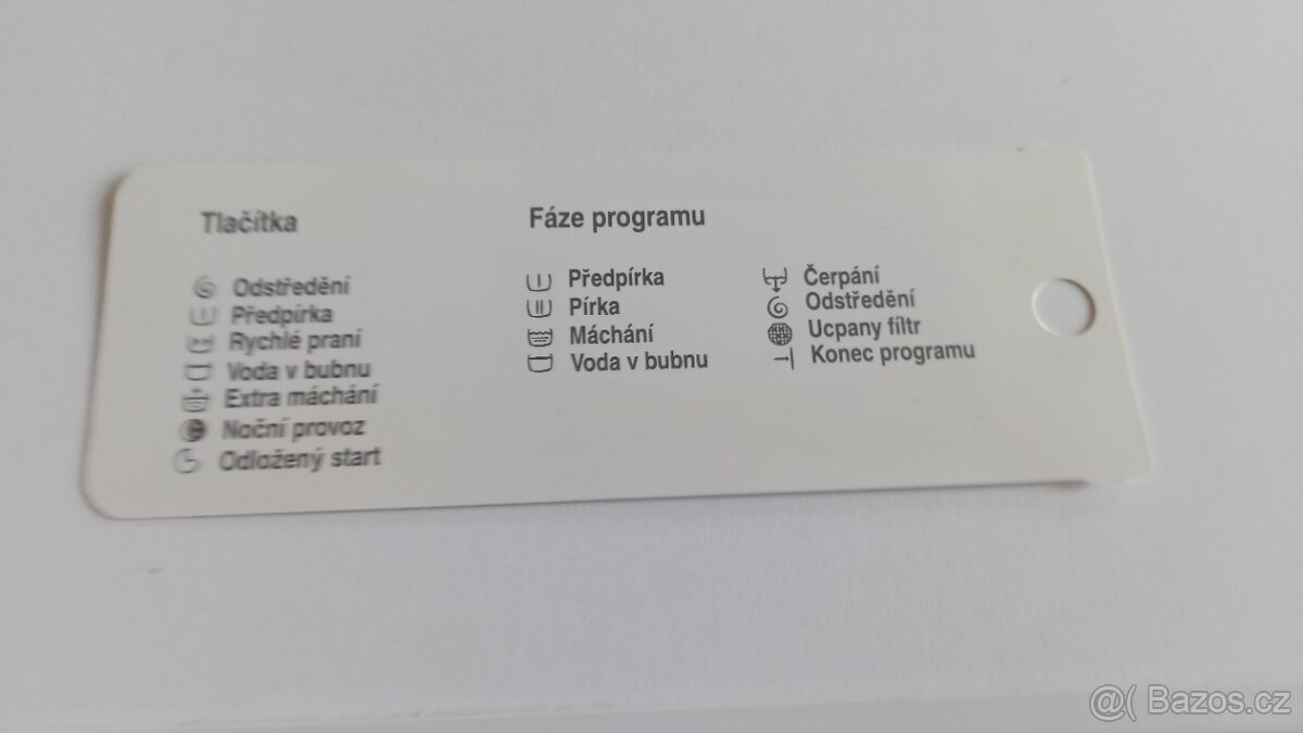 Automatická pračka s předním plněním. - 8