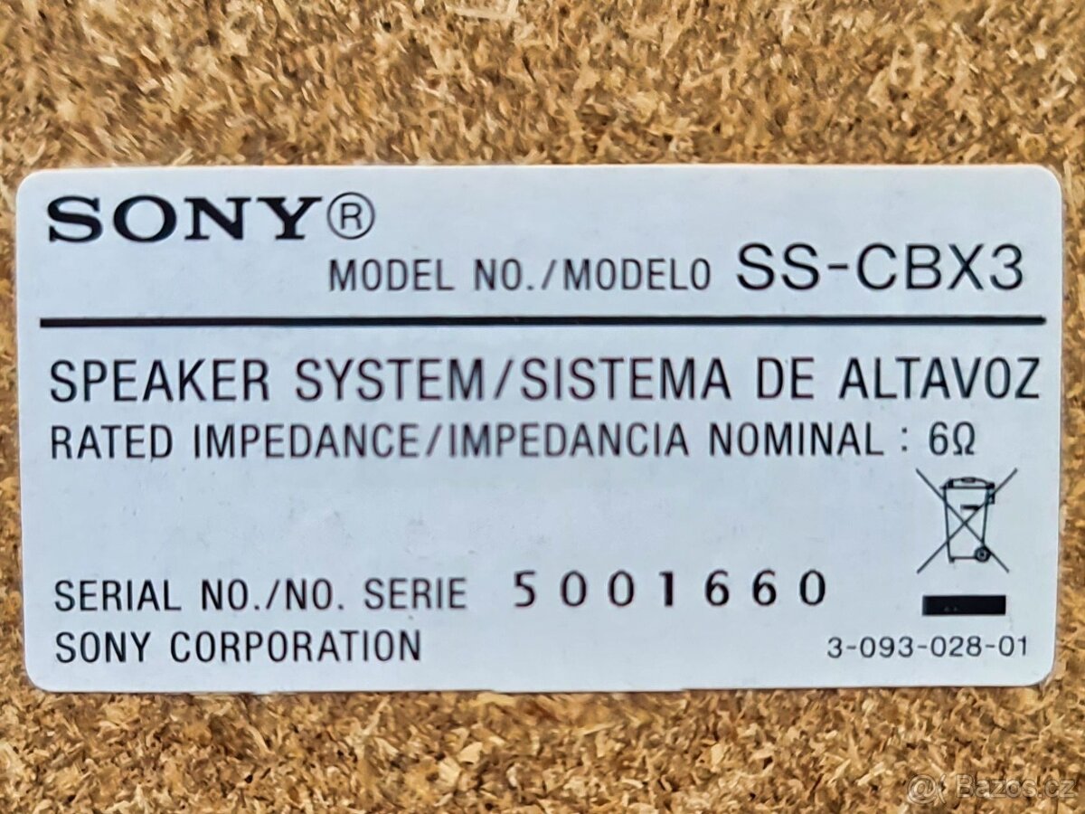 Sony HCD-CBX3, USB, MP3 ve stavu nového - 8