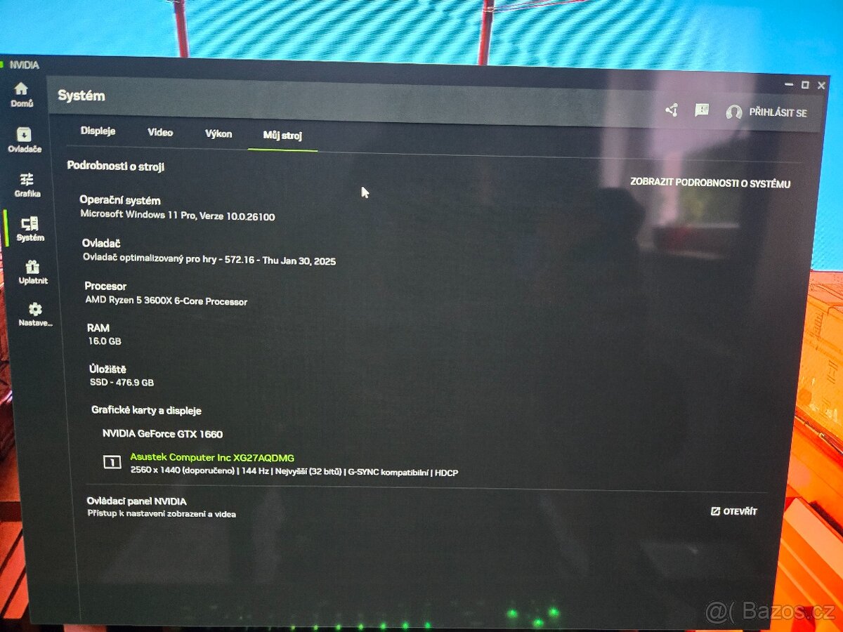 Herni počitač GTX1660/ RYZEN 5 3600X - 8