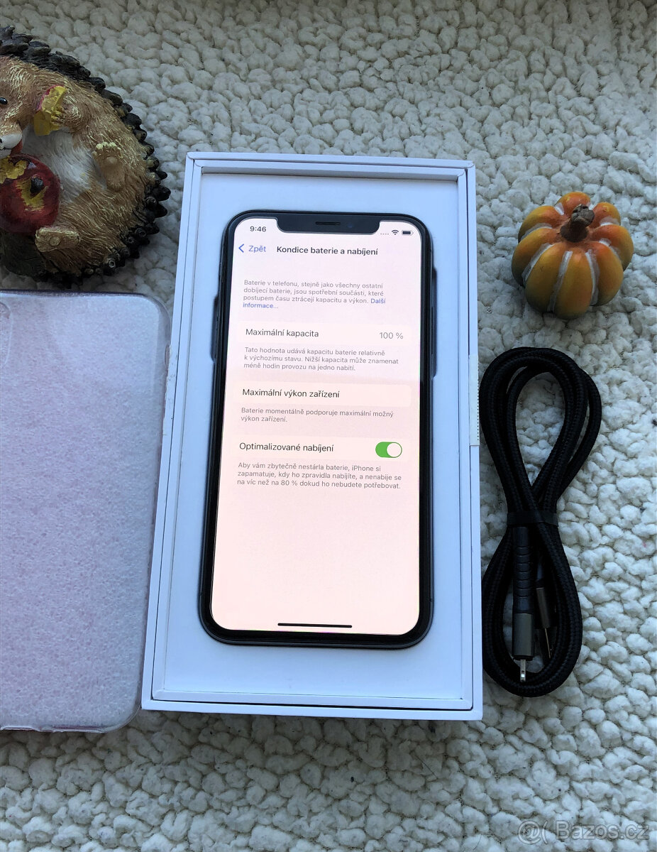 NEVÍDANĚ ZACHOVALÝ – Apple iPhone X 64GB Gray - TOP - 8