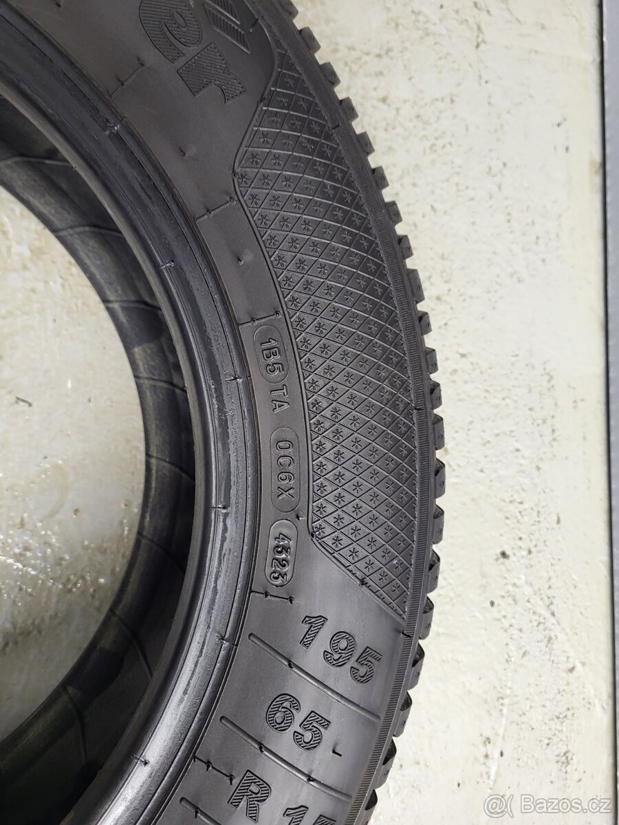 4x 195/65R15 Kleber zimní pneu - 8