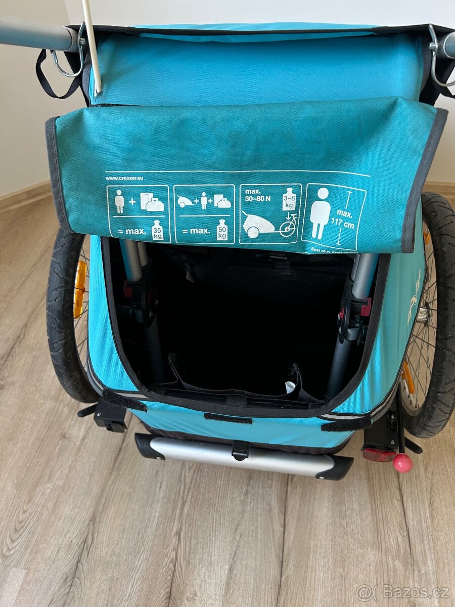 Vozík za kolo Croozer Kid for 1, 3v1, přívěs,kočárek,jogger - 8