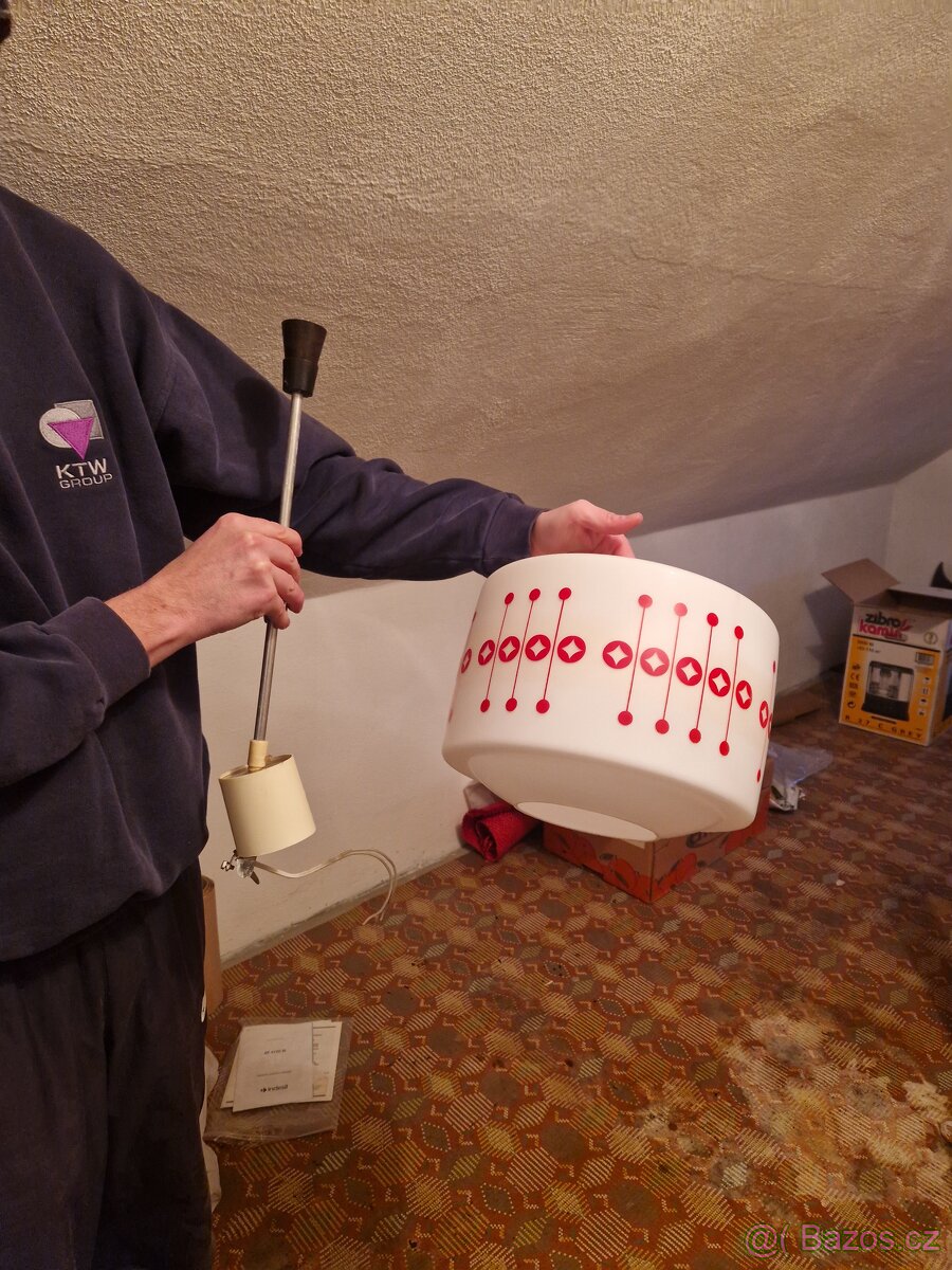 Retro lustry a svítidla. , více druhů - 8