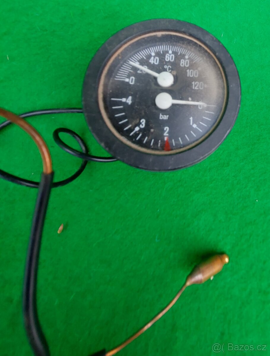 Termostatický regulátor tahu 3/4" REGULUS RT4 a teploměr - 8