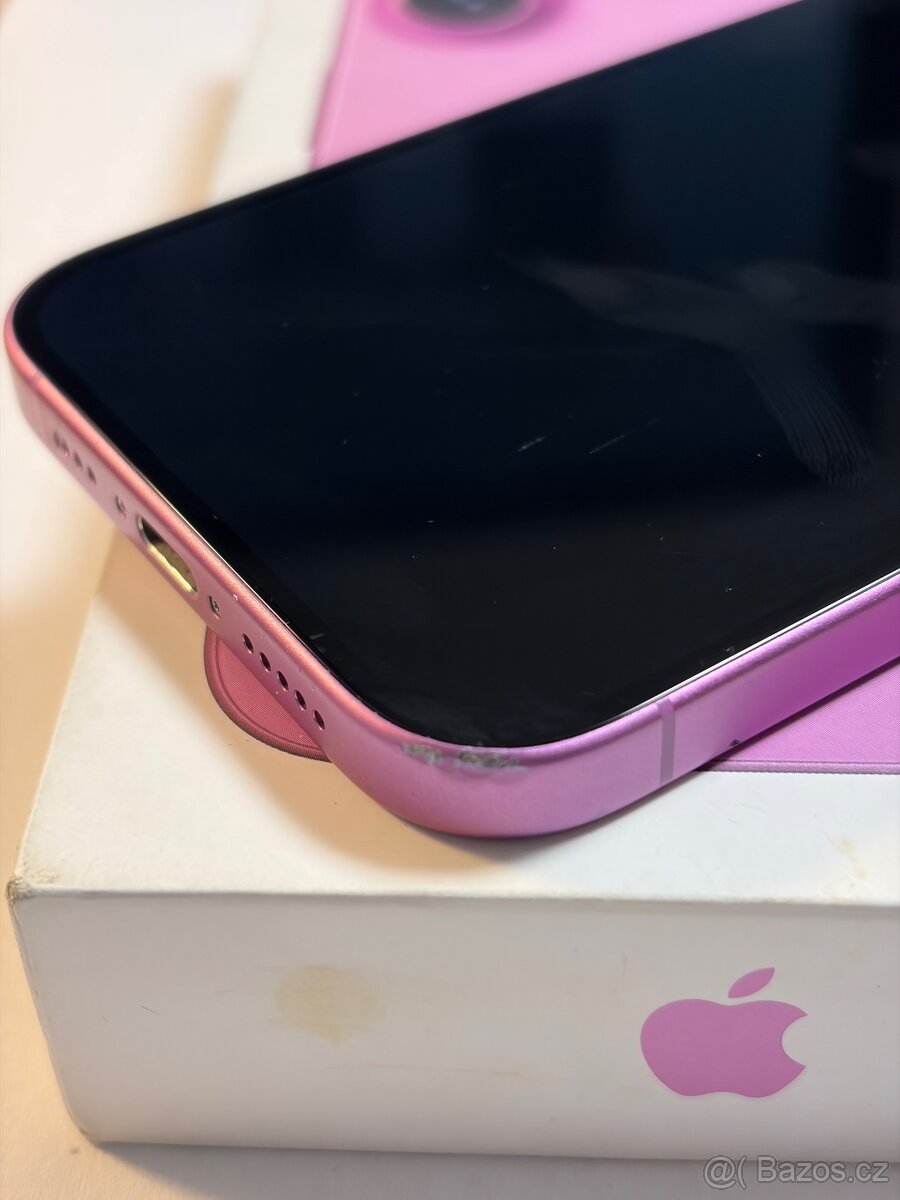 Apple iPhone 16 128gb Pink kondice baterie 100% Zaruka do 01 - 8