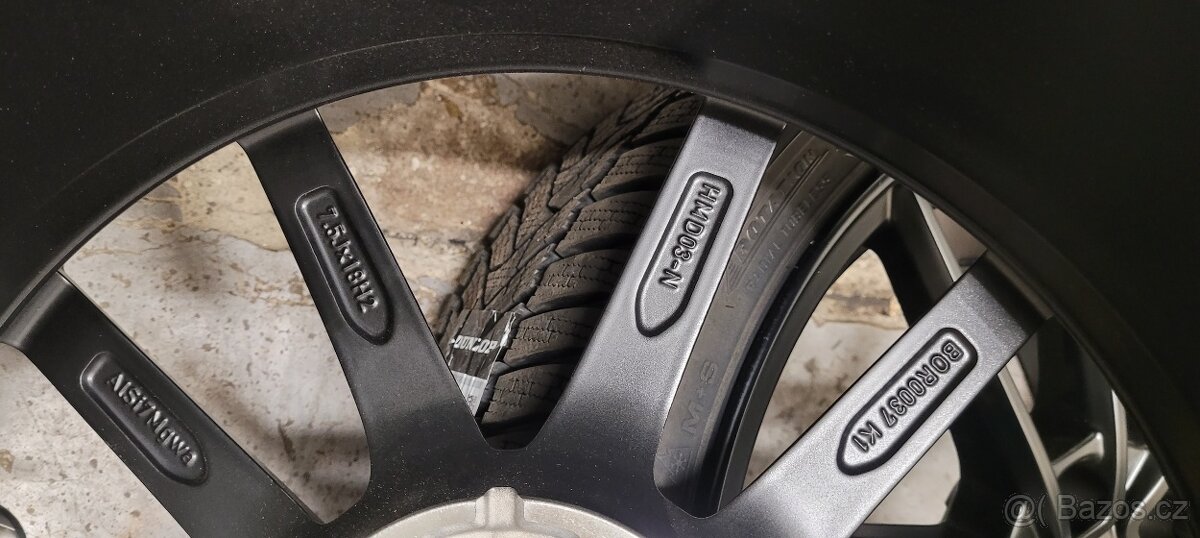 Hyundai i30 N,alu 18',tmavé Borbet,zimní pneu,nové - 8