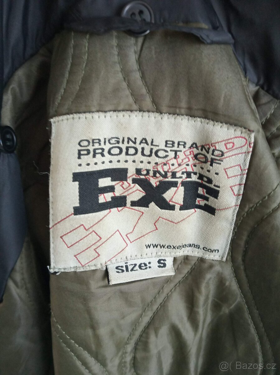 Černý bomber bunda Exe - 8