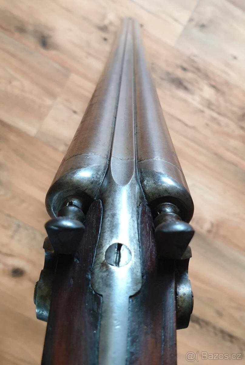 Historická USA brokovnice Parker Bros ráže 12CF 1878 - 8