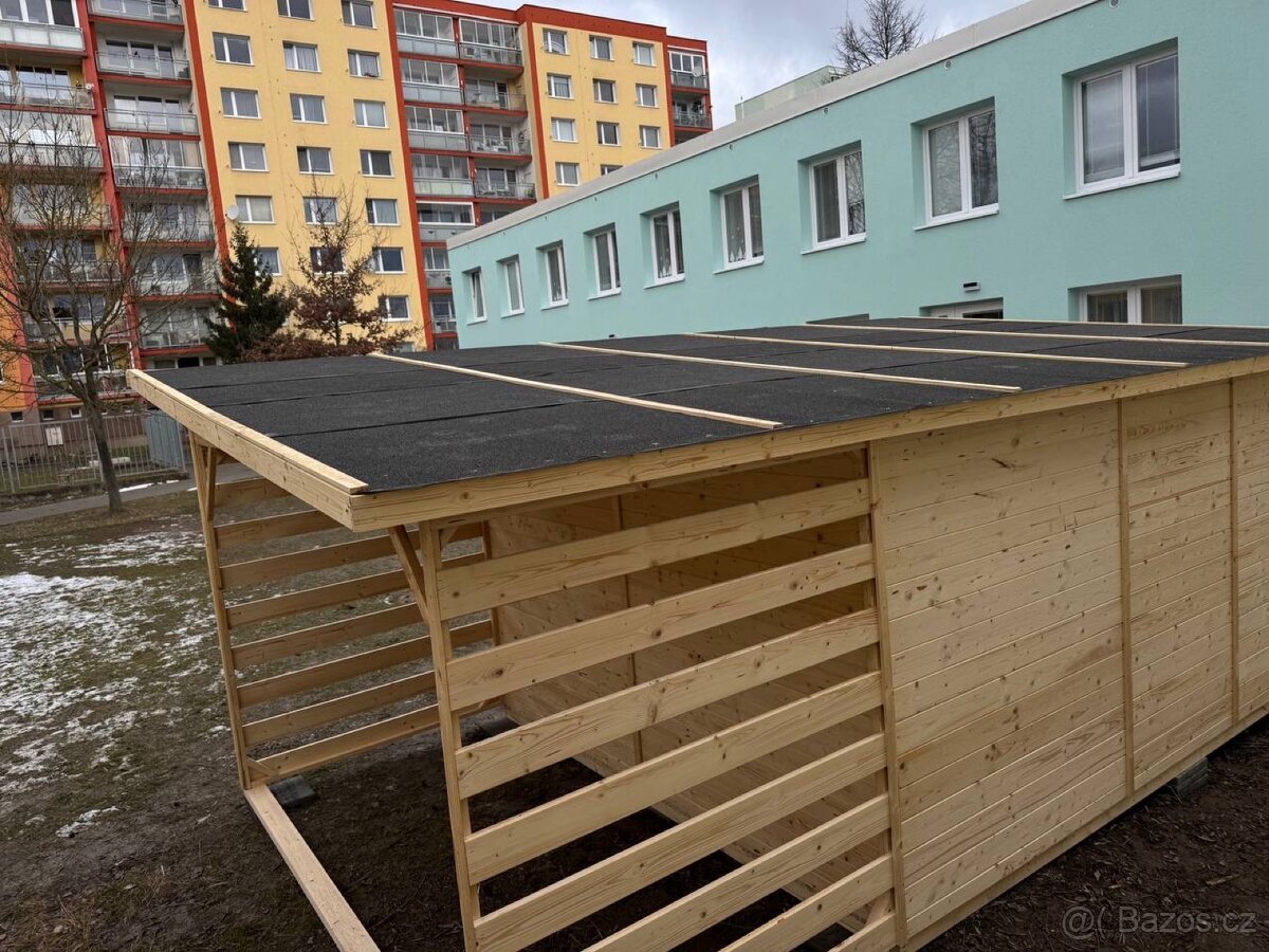 Zahradní domek LOT s dřevníkem - 8