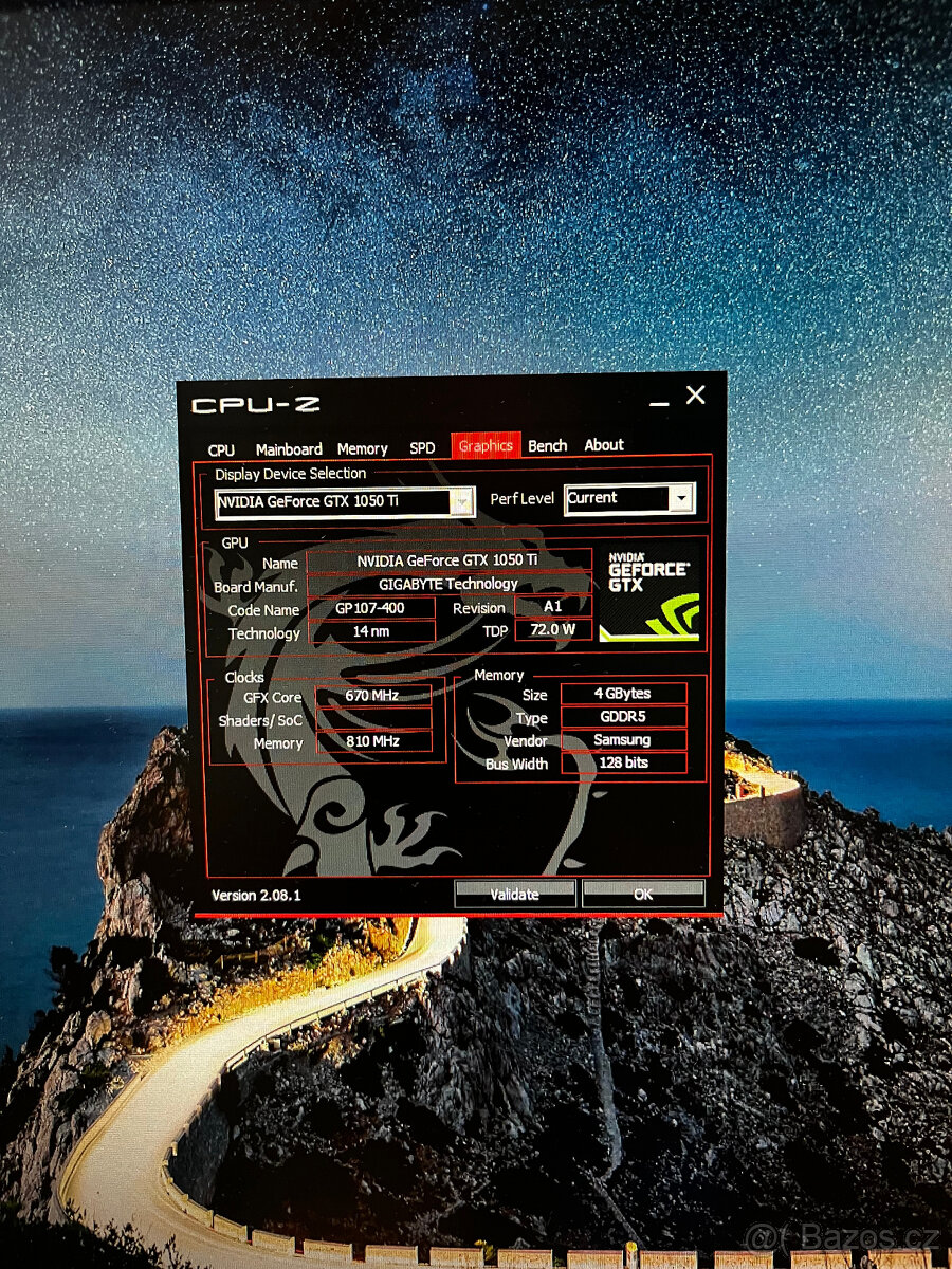 PC MSI -AMD FX 8300/16GB/GTX 1050ti - 8