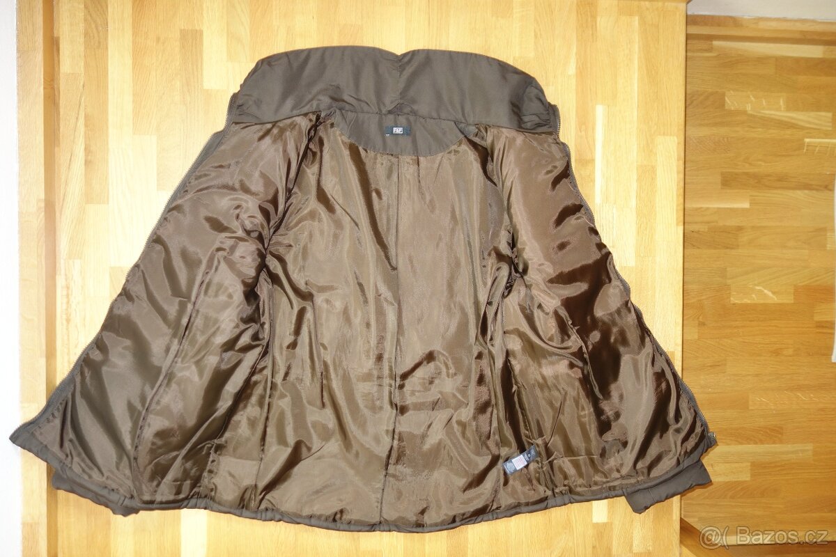 Tmavě hnědá dámská zimní bunda vel. 44 - 8