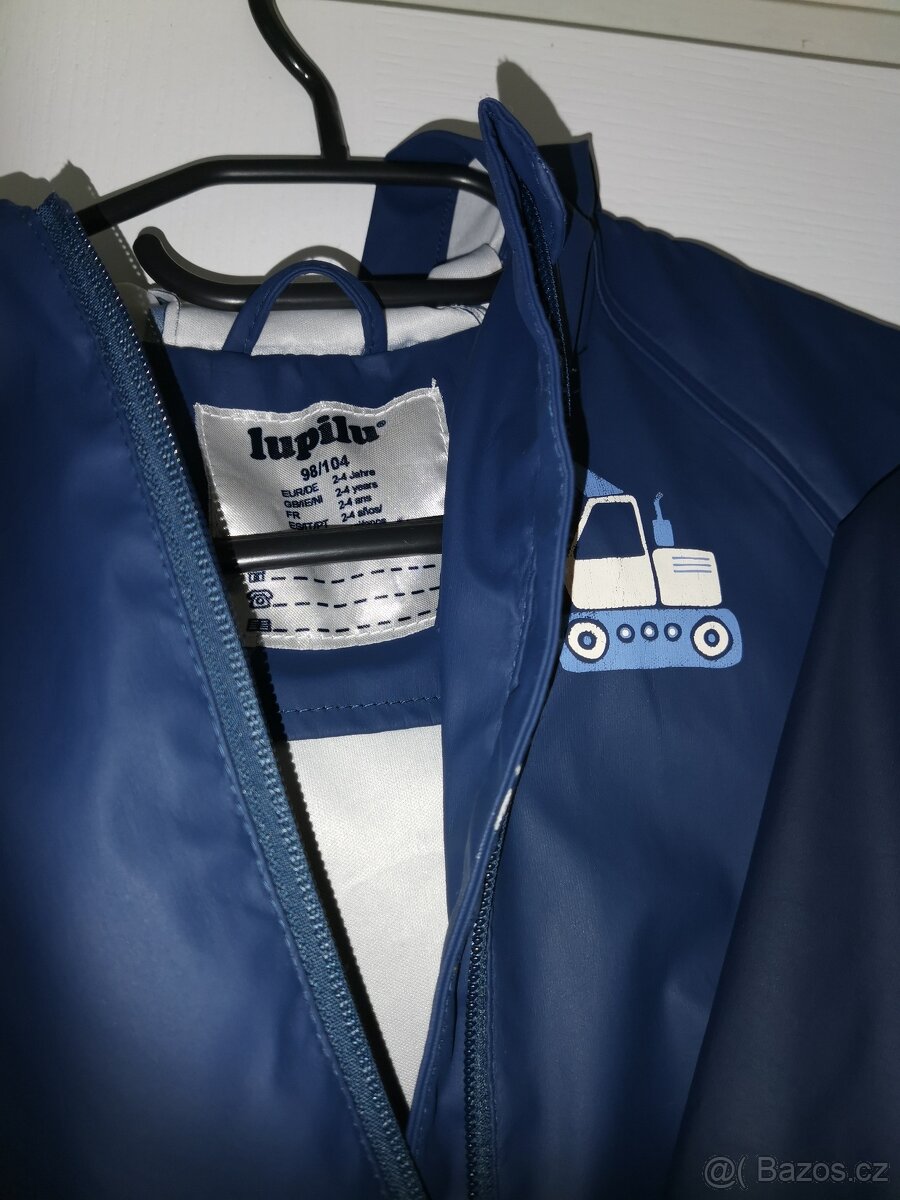 Nepromokavá bunda 2x (98/104) a kombinéza Lupilu (86/92) - 8
