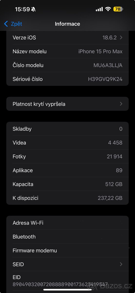 Iphone 15 PRO max 512GB - 8