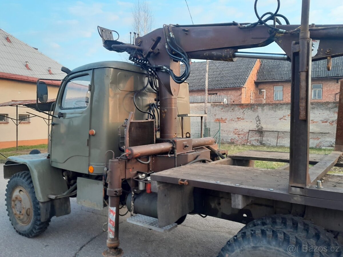 Vyvážečka Praga V3S do lesa s Hydr.rukou - 8