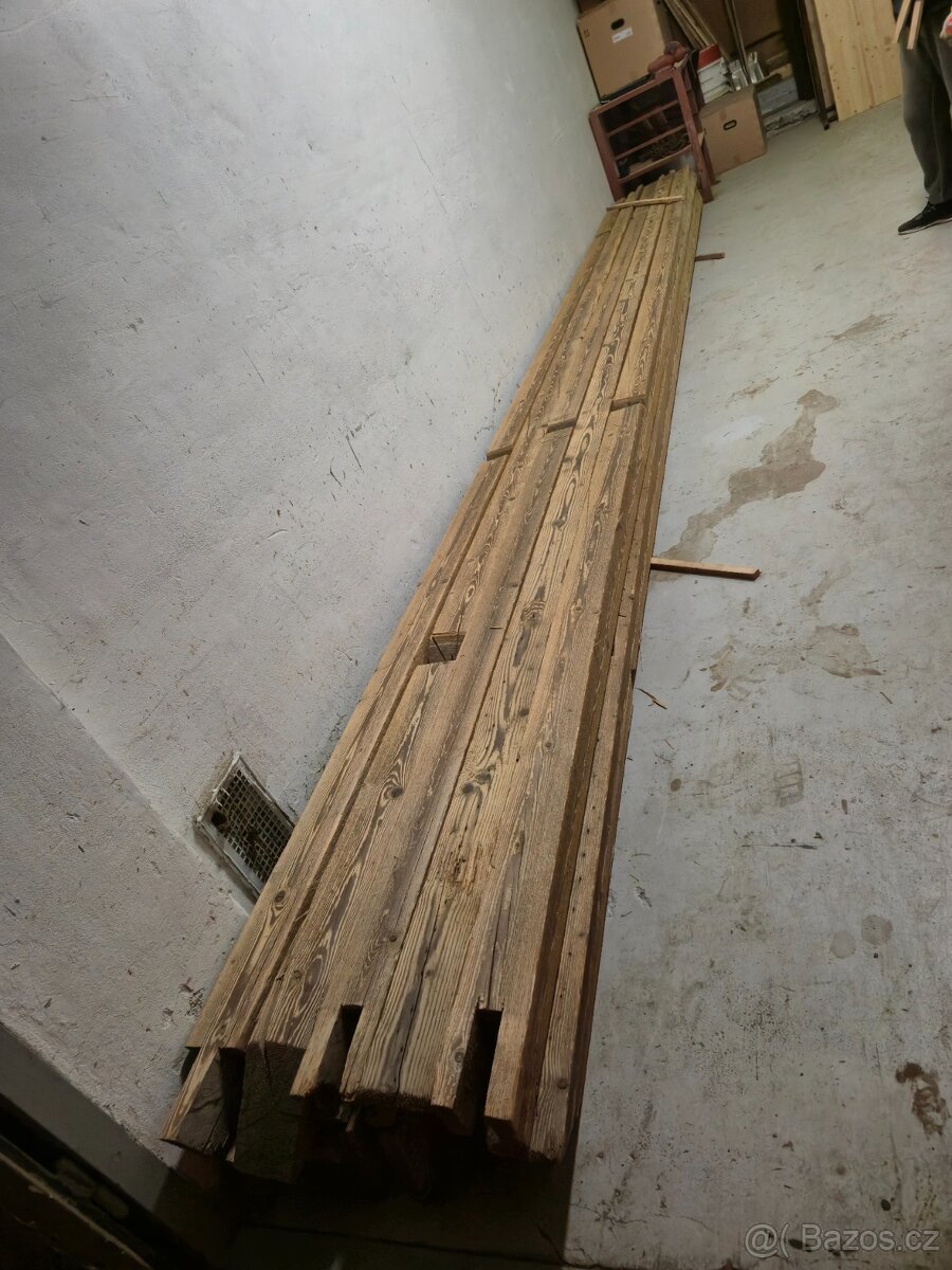 Staré kartačované trámy - 8