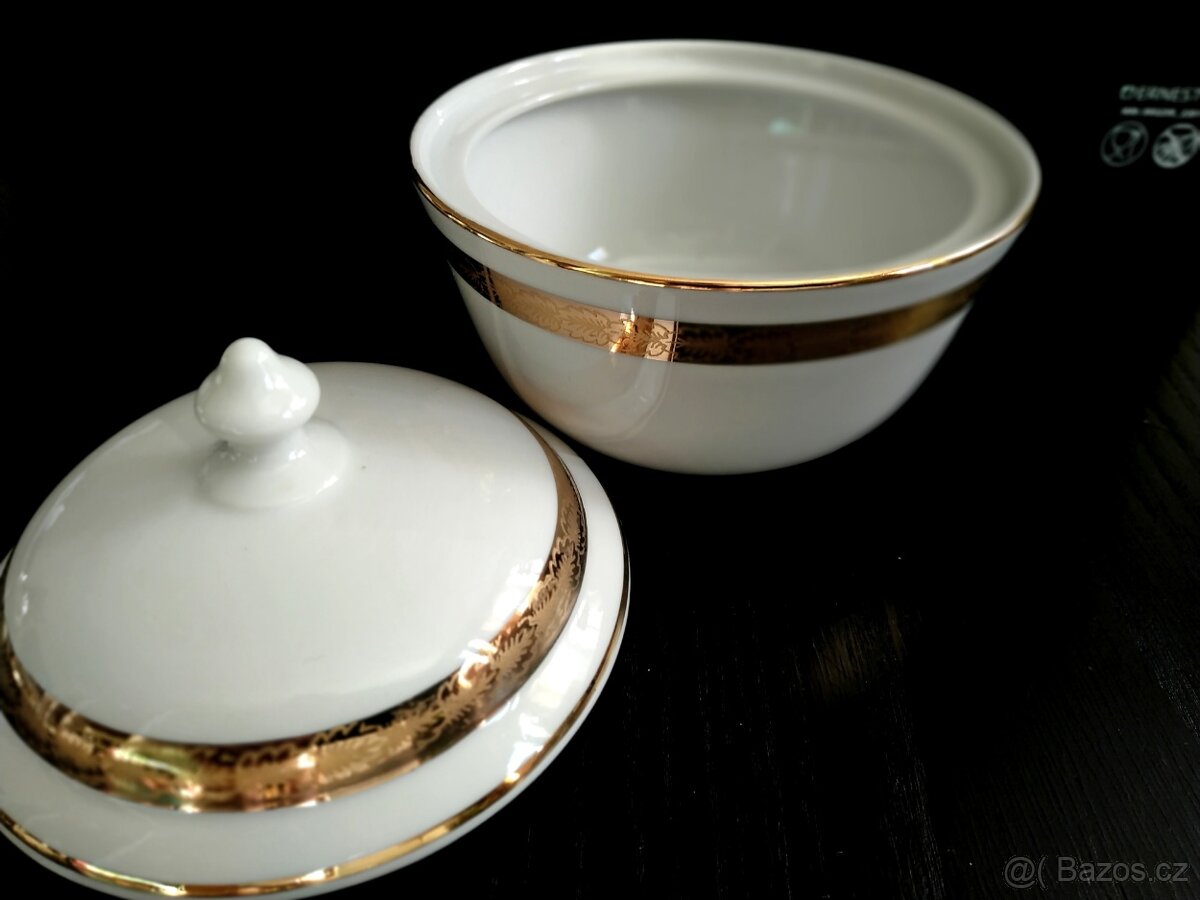 Luxusní čajová souprava z porcelánu,-PRODANO- - 8