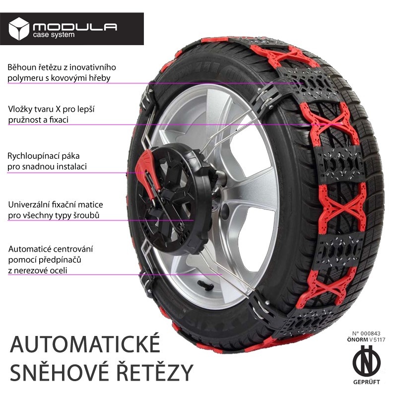 Automatické sněhové řetězy Polaire Grip 110 - 8