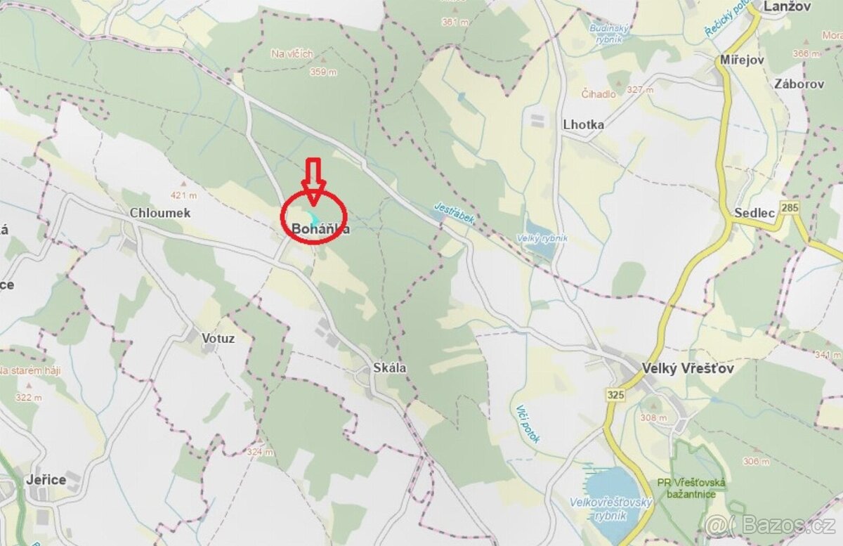 Prodej lesního pozemku v k.ú. Boháňka - 8