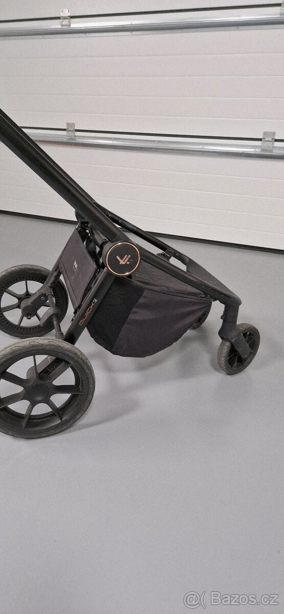 Kočárek 2v1, Muuvo Quick SE Sunset Black - 8