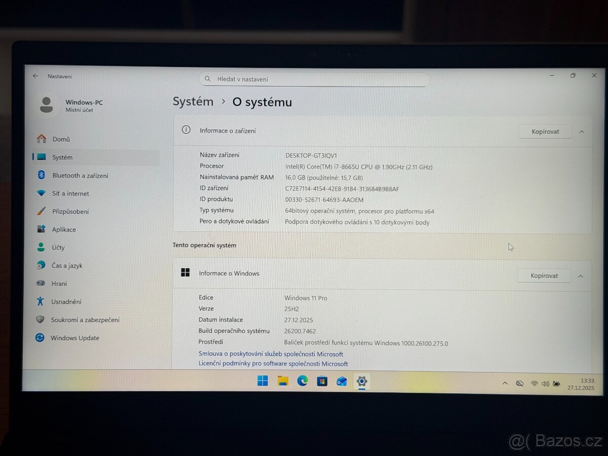 Lenovo ThinkPad X1 Carbon (7. generace) Touch - 8