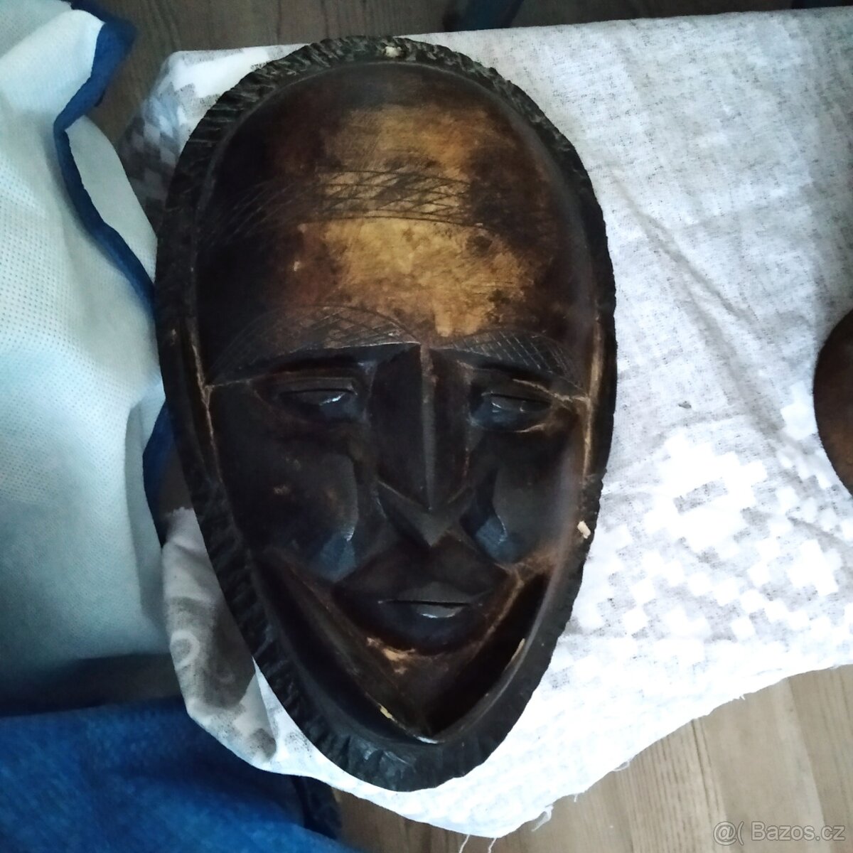 stare africke egyptske masky sosky po cestovateli sberateli - 8