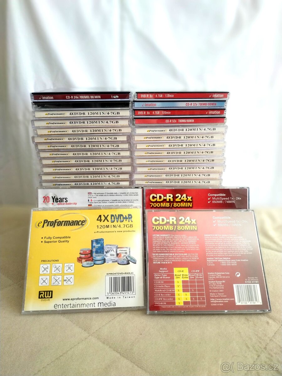 100x obaly 10,4 mm pro CD, DVD, Blu-ray - 8