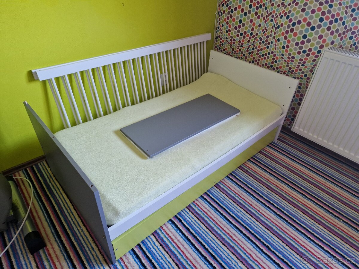 Rostoucí dětská postýlka 70x140cm s úložným prostorem - 8