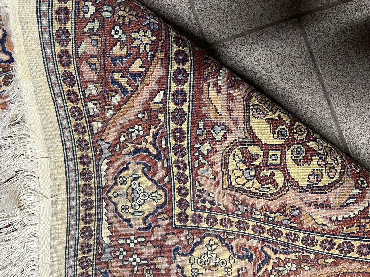 Petsky starožitný koberec strom života GHOM 235x135 - 8