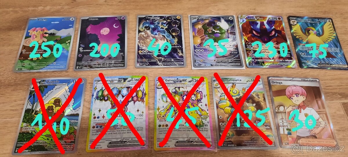 Pokémon karty hity + EX - 8