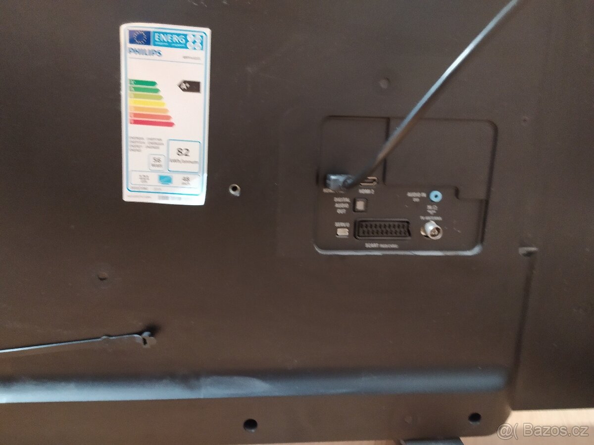 TELEVIZE PHILIPS + ORIGINÁL OVLADAČ - úhlopříčka 121cm - 8