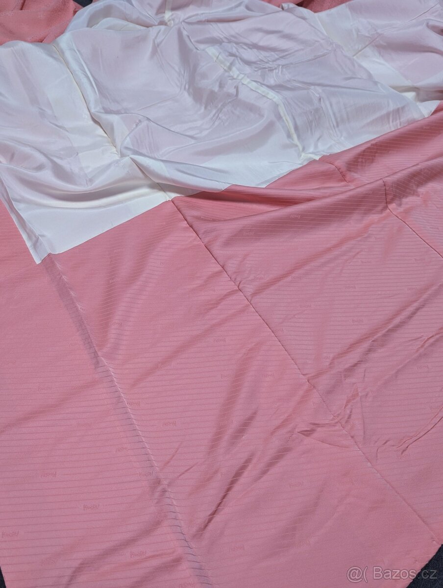 Dámské růžové kimono iromuji s květy - 8