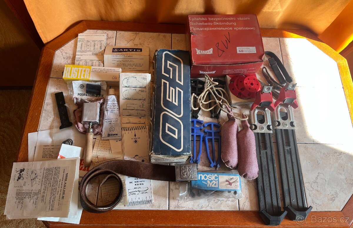 Retro běžky, hůlky + boty - 8