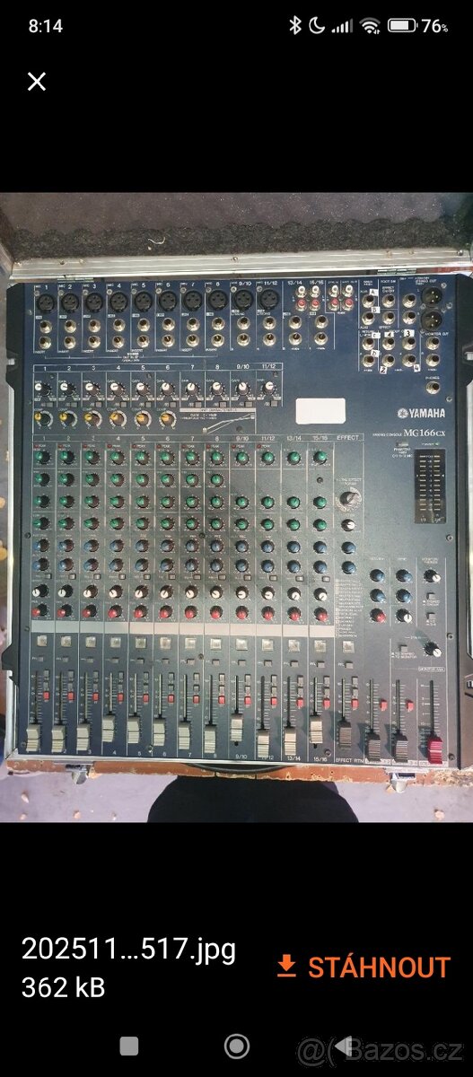 ANALOGOVÝ MIXPULT JAMAHA MG 166CX - 8