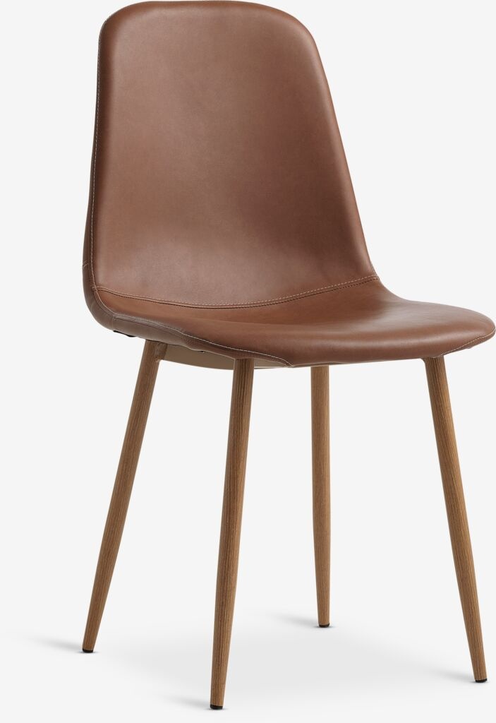 Židle jídelní JYSK JONSTRUP koňaková koženka - 8