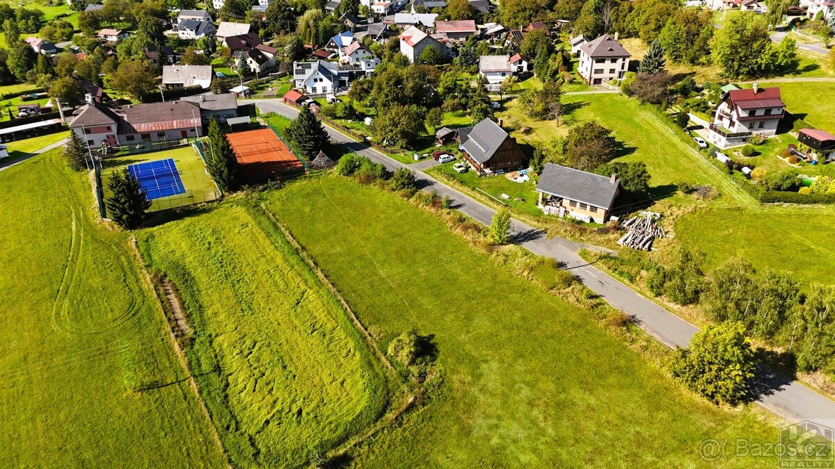 Stavební pozemek Jirkov u Železného Brodu o velikosti 920m2 - 8