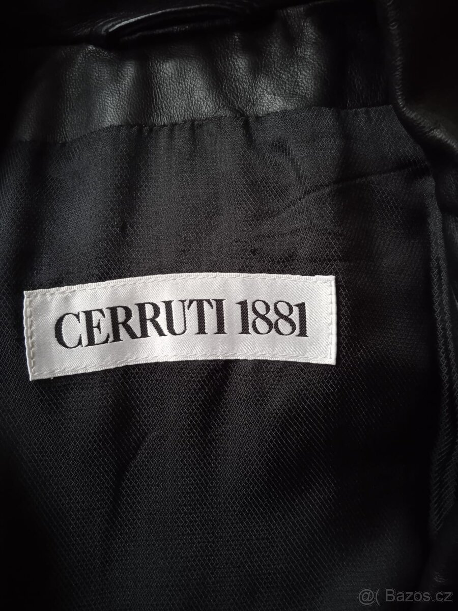 Pánská kožená bunda Cerrutti, velikost M - 8