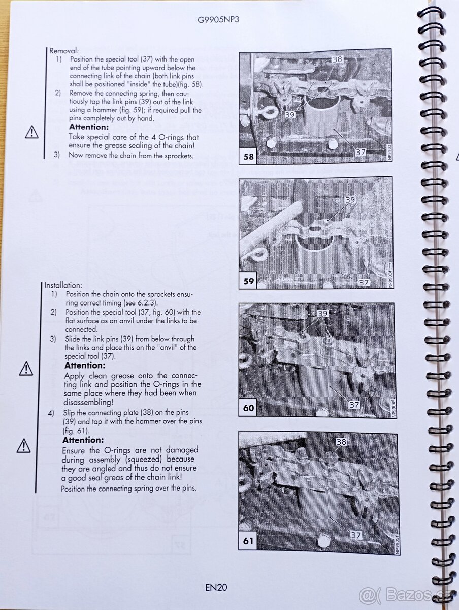 Katalog náhradních dílů, návod k obsluze řezačka na kukuřici - 8