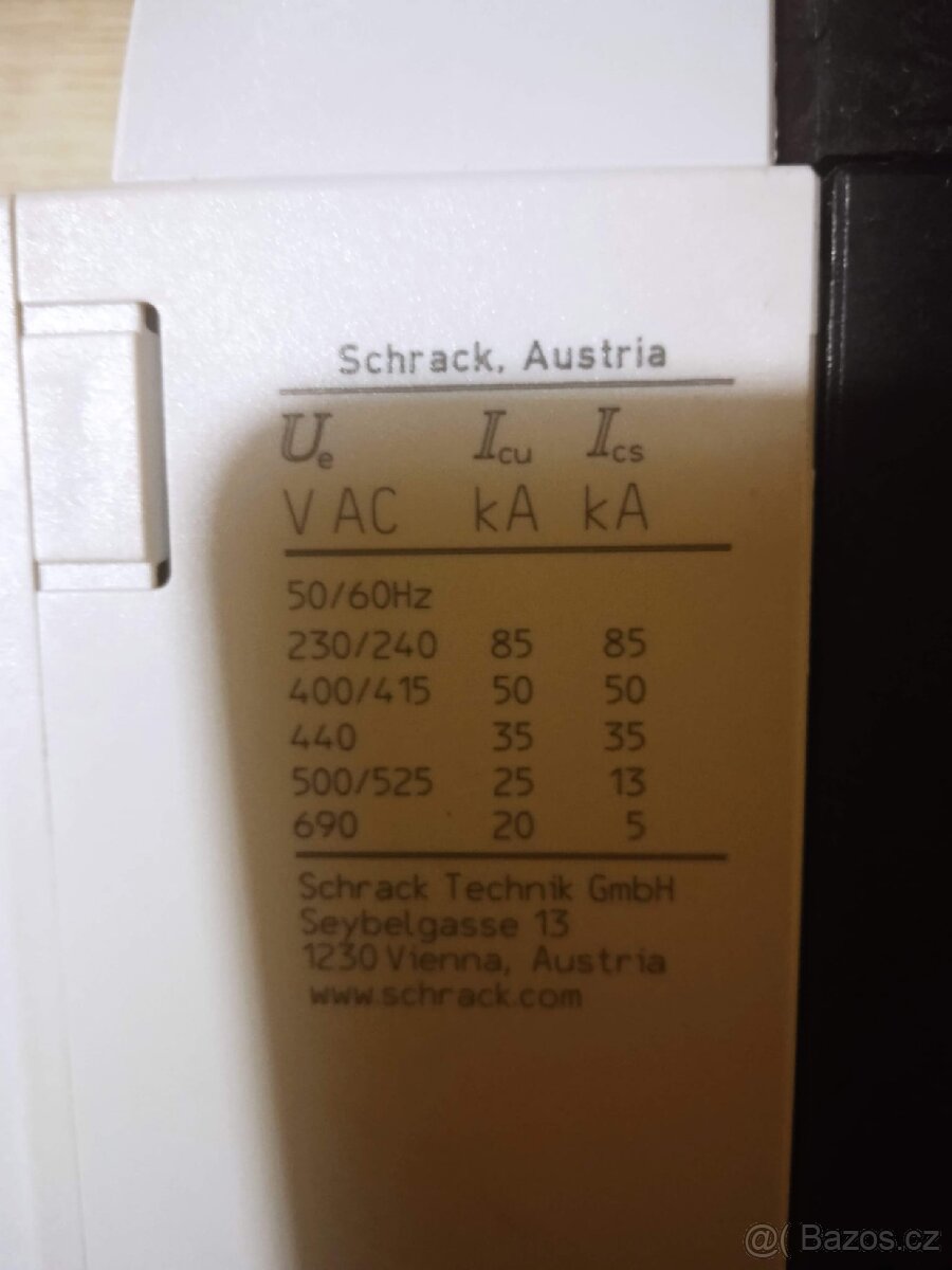 Jistič Schrack MČ 3 - 8