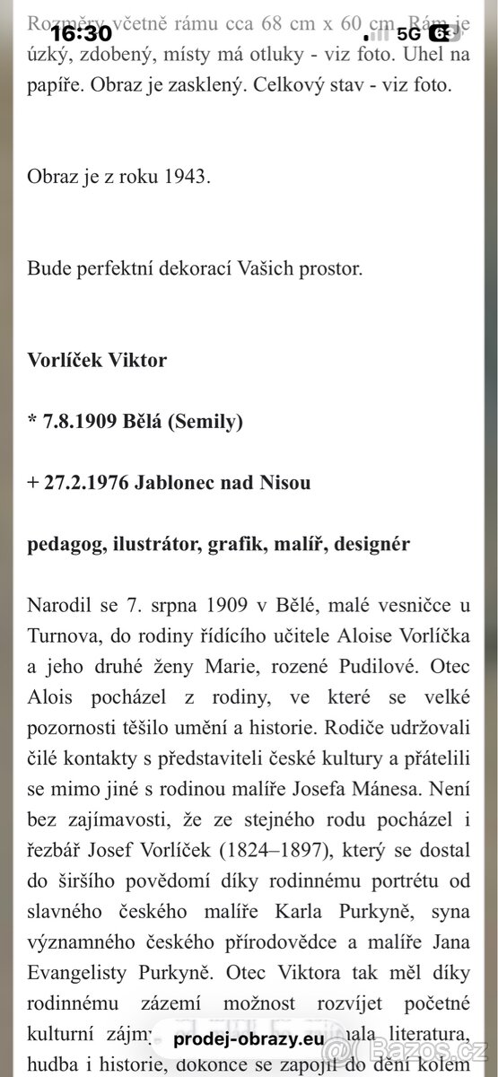 Obraz Viktor Vorlíček - 8