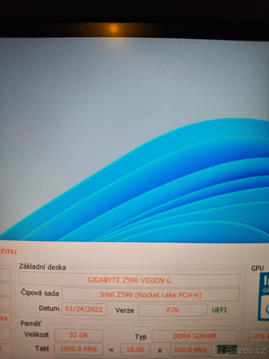 GIGABYTE Z590 VISIION G -socket 1200 - 8