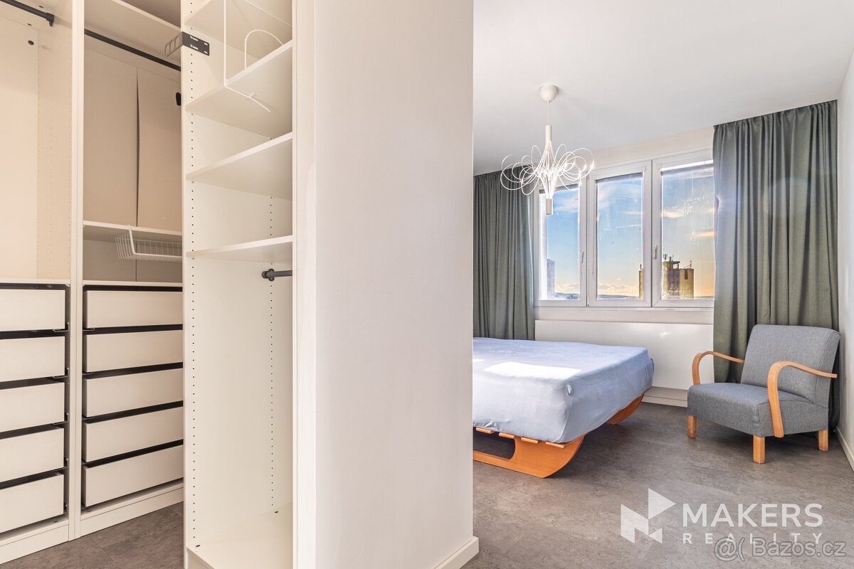 Pronájem útulného bytu 3+1 83 m² s lodžií, Praha 4 - Kamýk, - 8