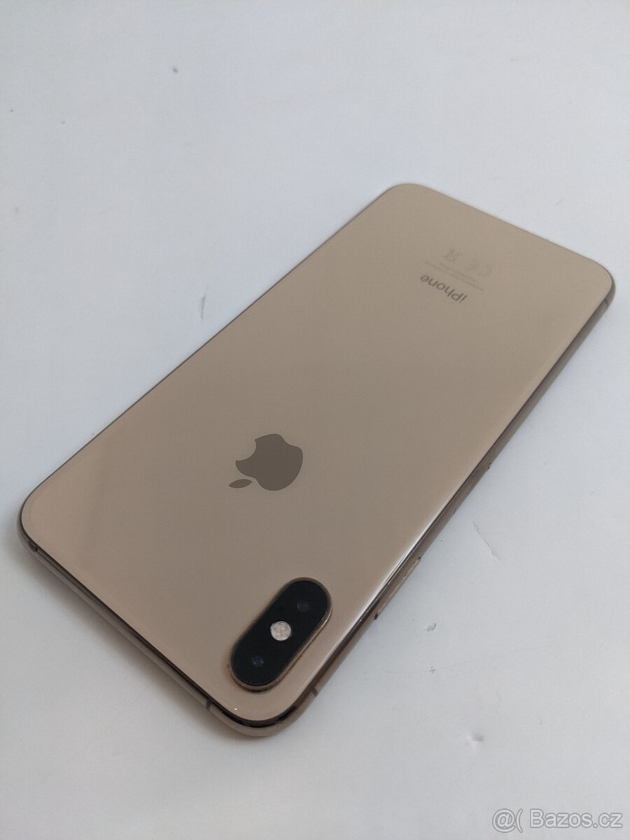 iPhone XS Max 256gb gold. Baterie 100%. Záruka 6 měsíců - 8