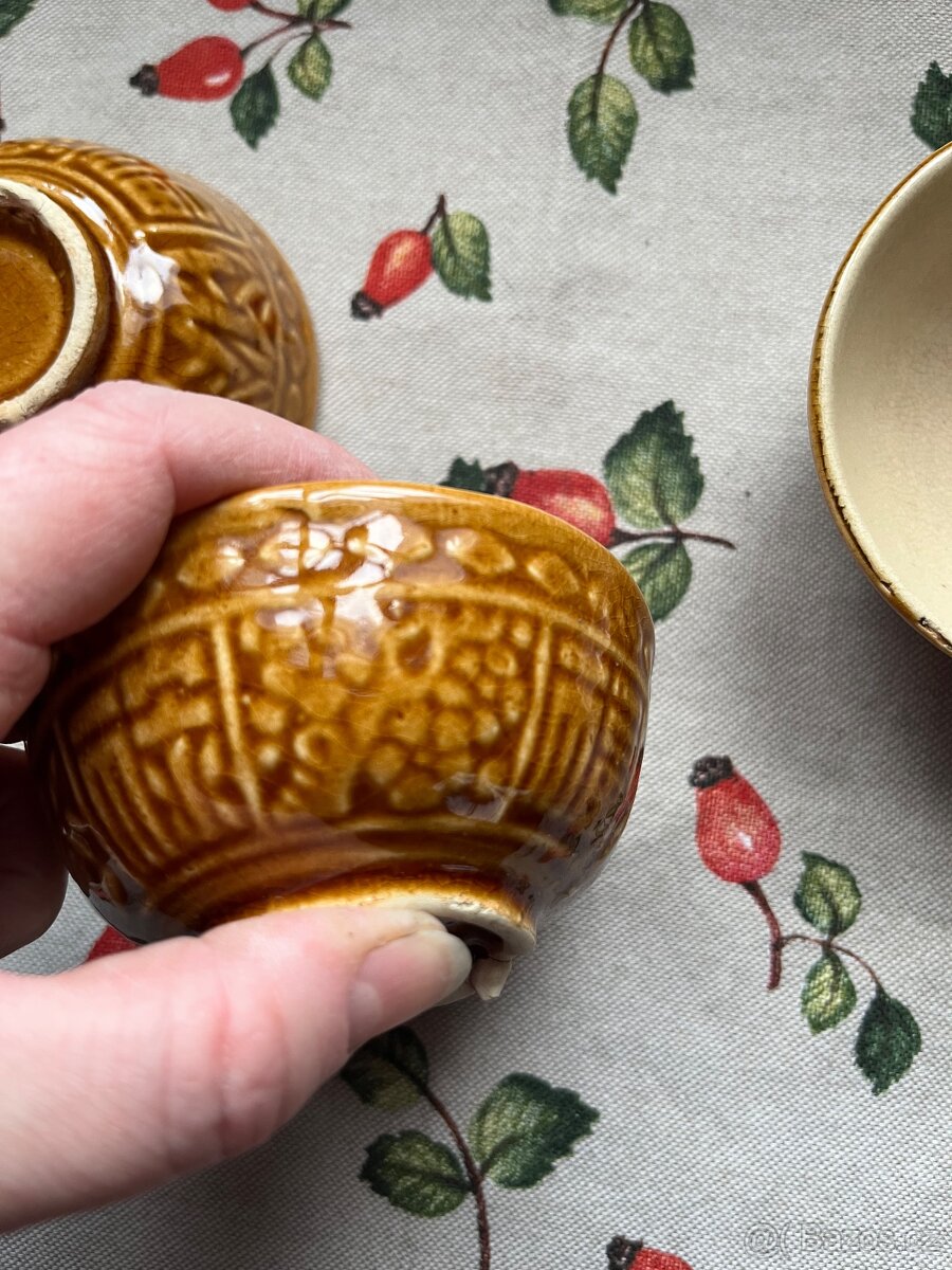 3 x čajové misky - 8