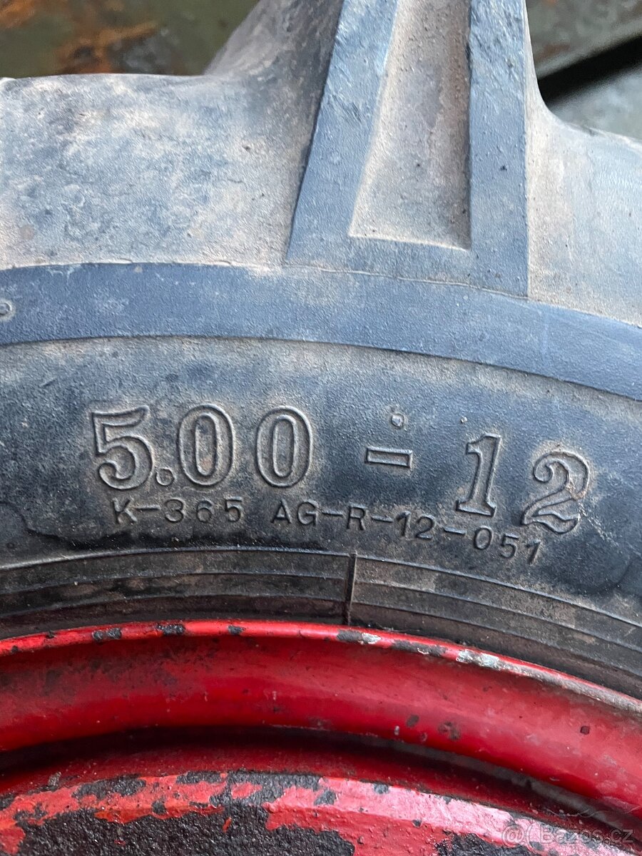 Vari, Terra,Gutbrod- kola šípáky 5 x 12 se závažím - 8