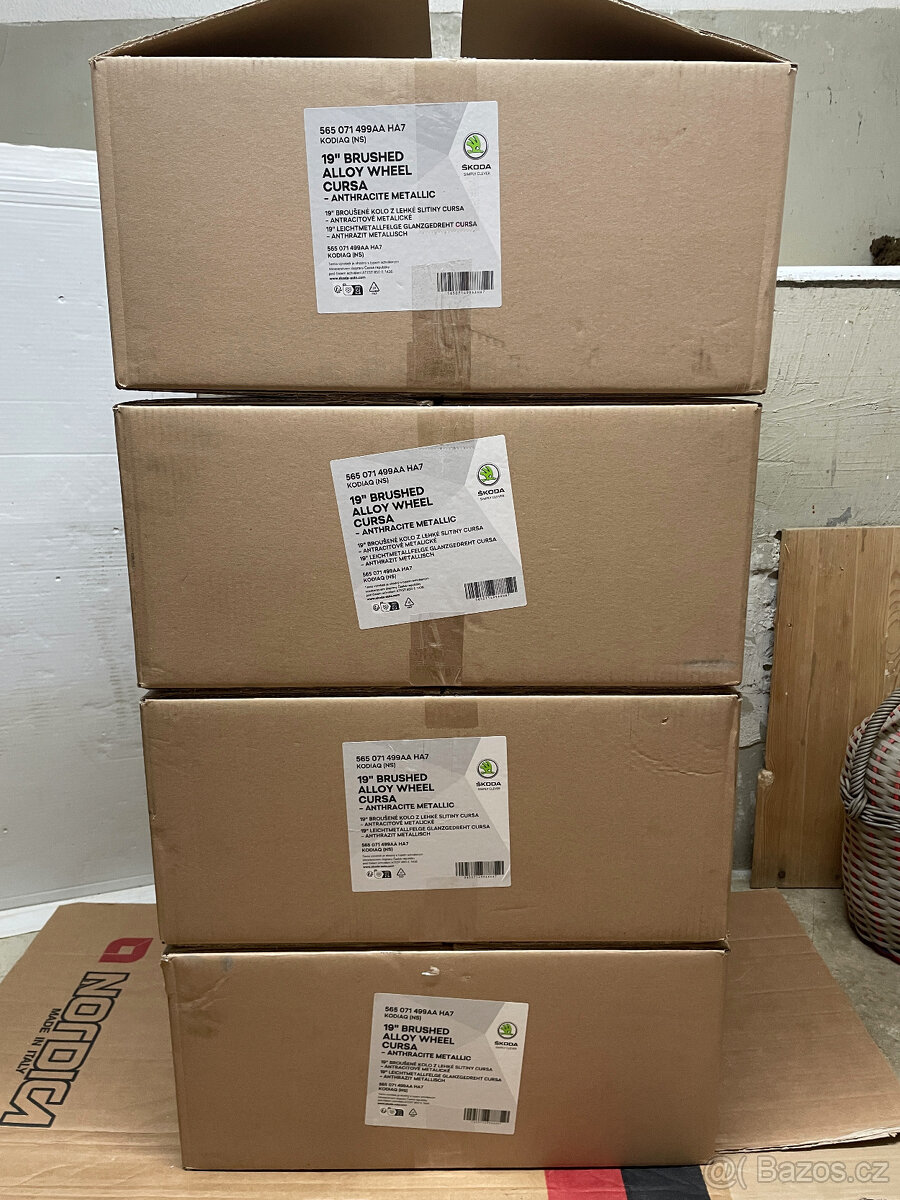 ALU ŠKODA KODIAQ II CURSA 7,5 x R19 ET40 antracitové leštěné - 8