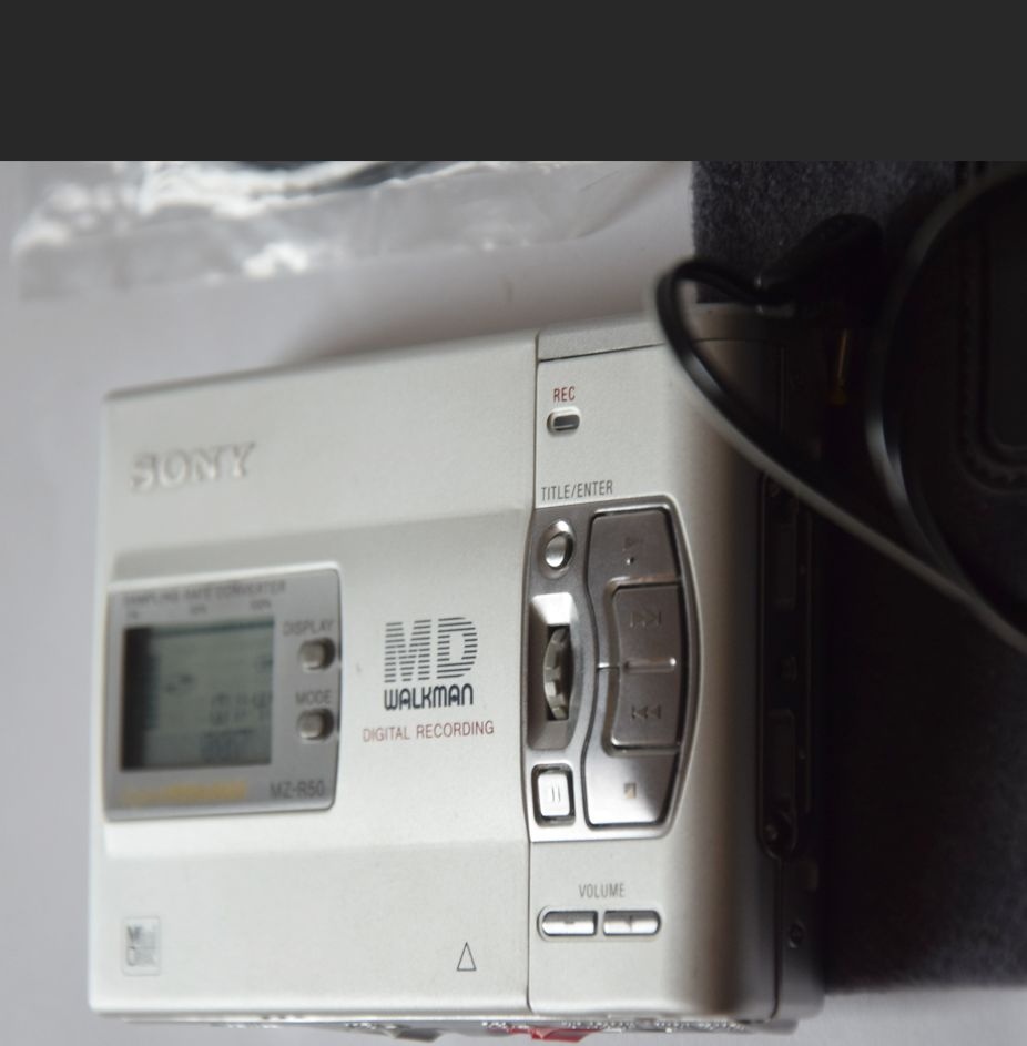 Minidisc walkman SONY MZ R50, super stav, přísluš., MD media - 8