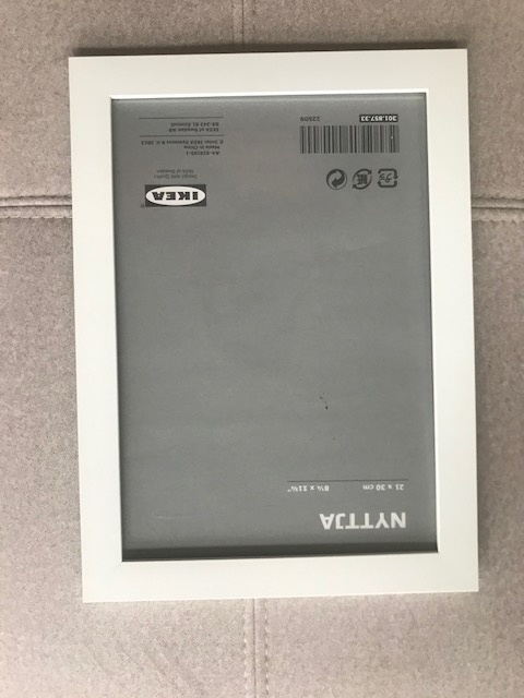 Prodám sadu 5 rámečků Ikea zn. Nyttja 21x30cm - 8