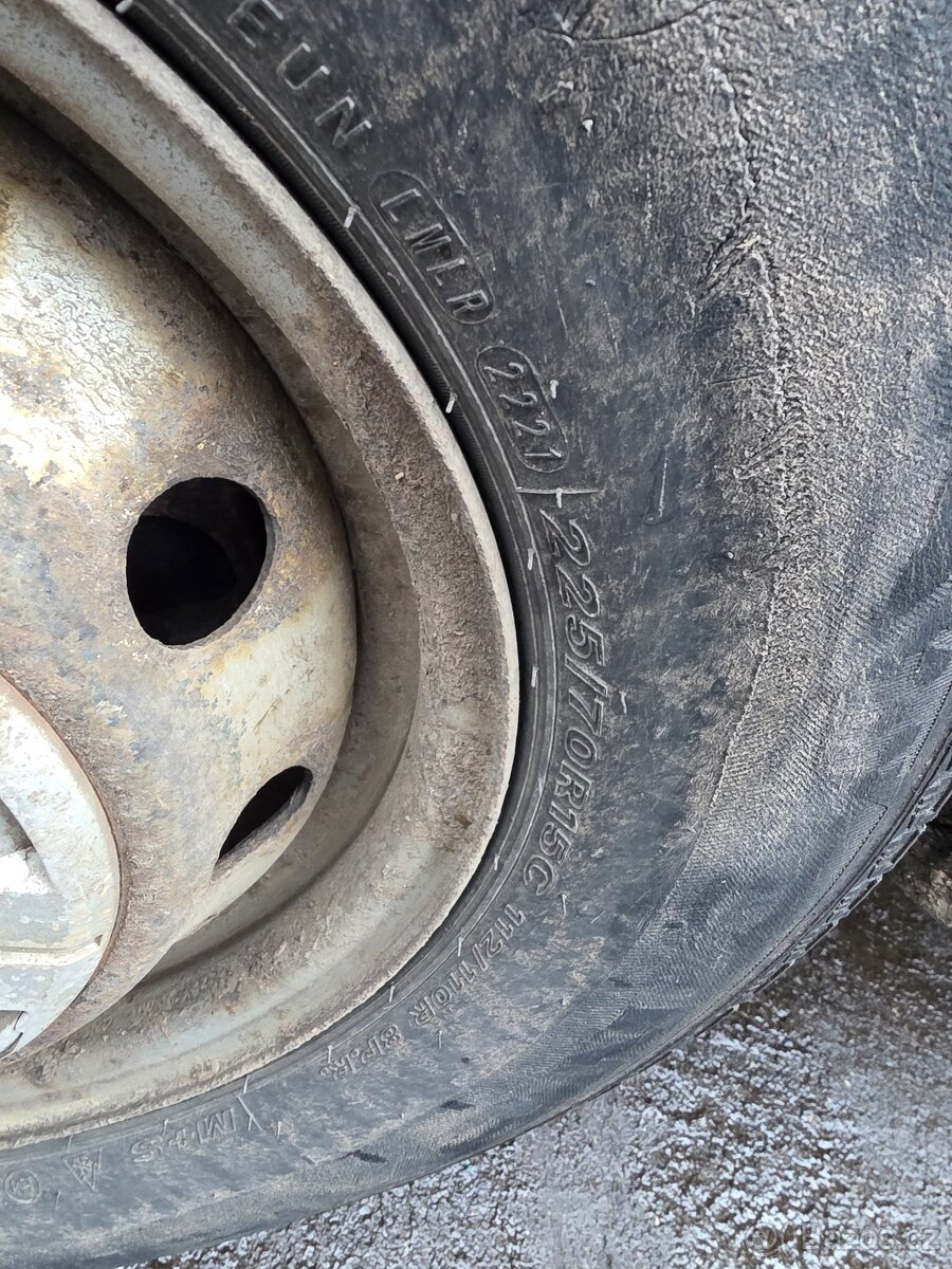 ZIMNÍ SADA FIAT DUCATO 225/70 R15C - 8