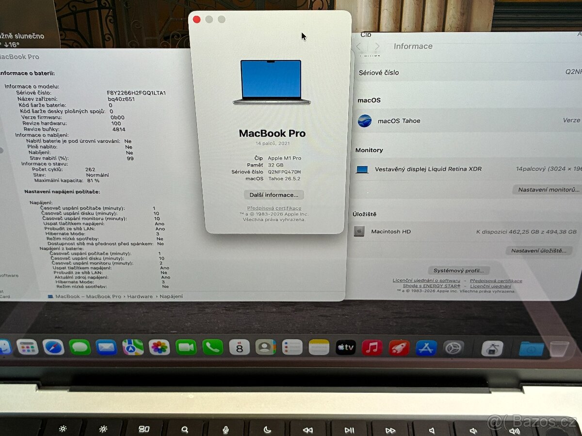 MacBook Pro 14'' 2021 / M1 Pro / 32GB / 512GB SSD - DPH - 8