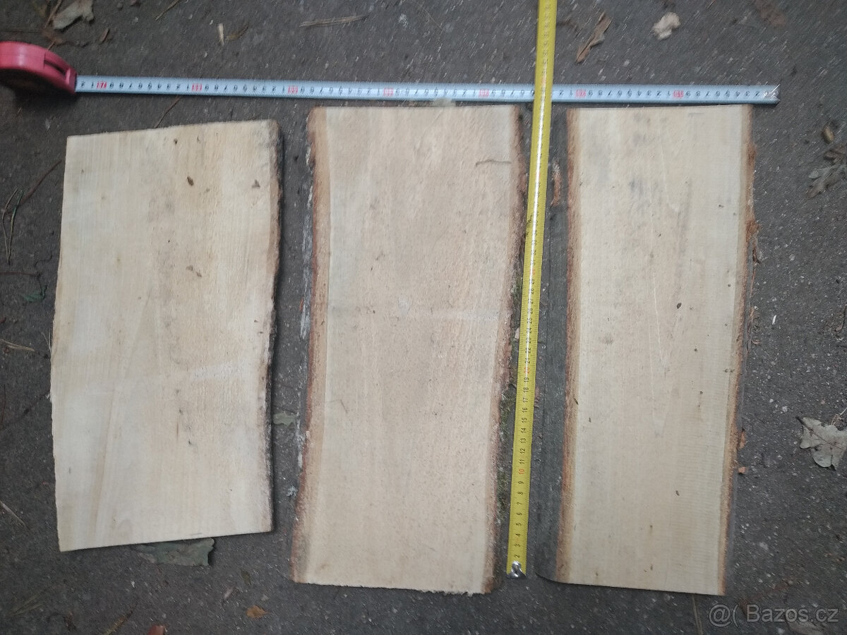 lipová prkna síla 25mm, vhodné na podložky pod trofeje, - 8